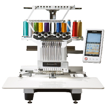 Mit der Brother� PR1000e produzieren Sie schnell und unkompliziert Stickereien in professioneller Qualit�t.